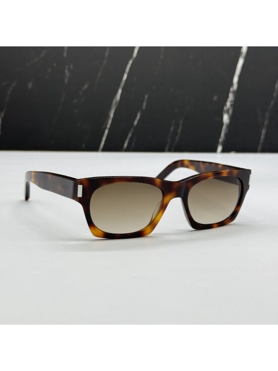 NWT Saint Laurent SL402 019 Havana Brown Unisex Sunglasses Authentic main image 6